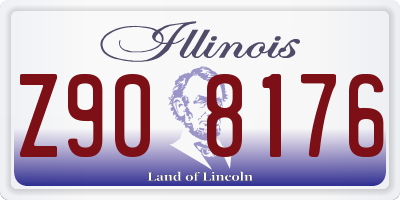 IL license plate Z908176