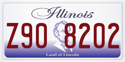 IL license plate Z908202