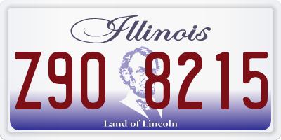 IL license plate Z908215
