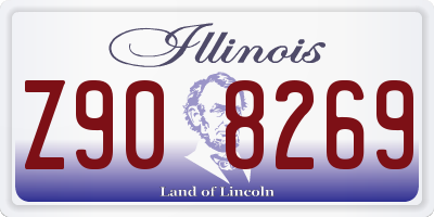 IL license plate Z908269