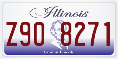 IL license plate Z908271