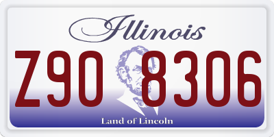IL license plate Z908306