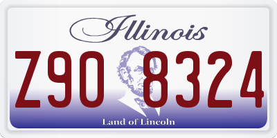 IL license plate Z908324