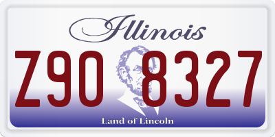 IL license plate Z908327