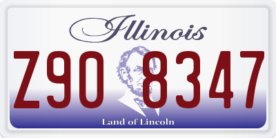 IL license plate Z908347