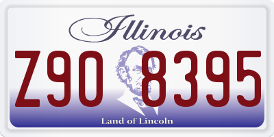 IL license plate Z908395