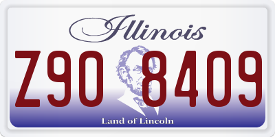 IL license plate Z908409