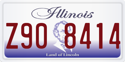 IL license plate Z908414