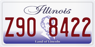 IL license plate Z908422