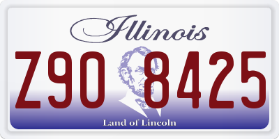IL license plate Z908425