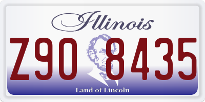 IL license plate Z908435