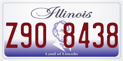 IL license plate Z908438