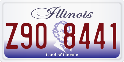 IL license plate Z908441