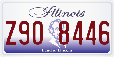 IL license plate Z908446
