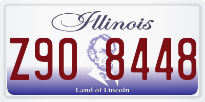 IL license plate Z908448