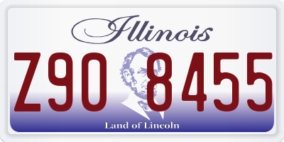 IL license plate Z908455