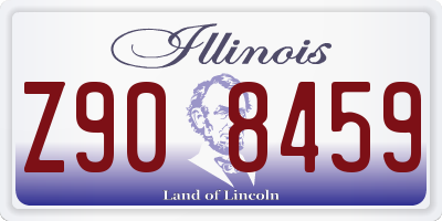IL license plate Z908459