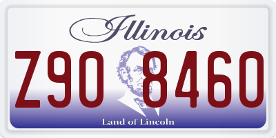 IL license plate Z908460