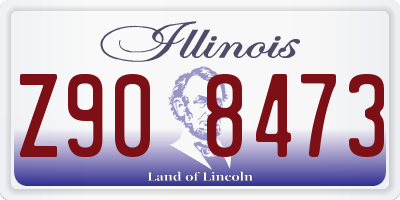 IL license plate Z908473