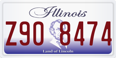 IL license plate Z908474