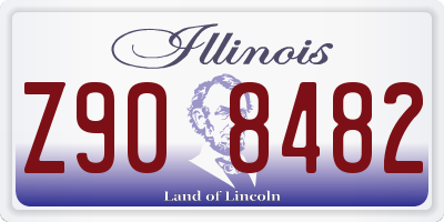IL license plate Z908482