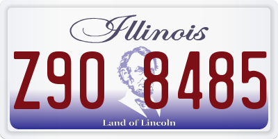 IL license plate Z908485