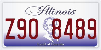 IL license plate Z908489
