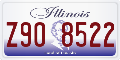 IL license plate Z908522