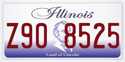 IL license plate Z908525