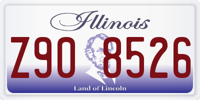 IL license plate Z908526
