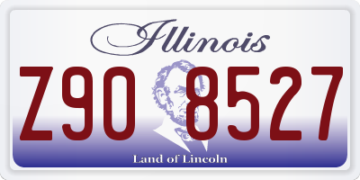 IL license plate Z908527