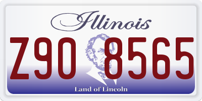 IL license plate Z908565