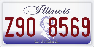 IL license plate Z908569