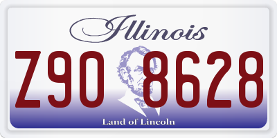 IL license plate Z908628