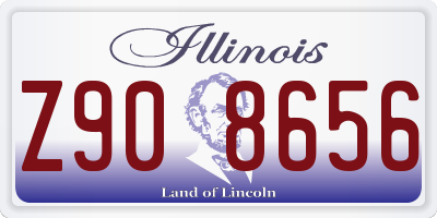 IL license plate Z908656