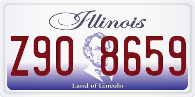 IL license plate Z908659