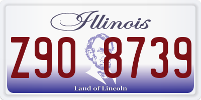 IL license plate Z908739