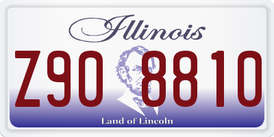 IL license plate Z908810