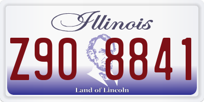 IL license plate Z908841
