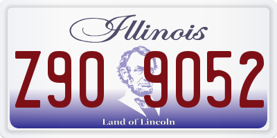 IL license plate Z909052