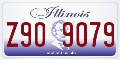 IL license plate Z909079