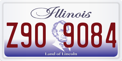 IL license plate Z909084