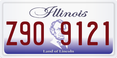 IL license plate Z909121