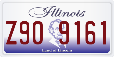 IL license plate Z909161