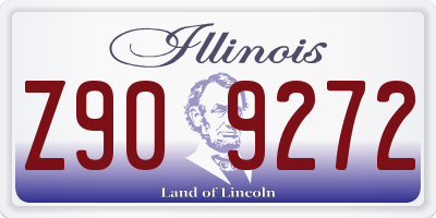 IL license plate Z909272