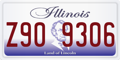 IL license plate Z909306
