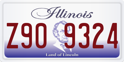 IL license plate Z909324
