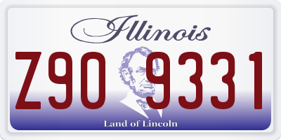 IL license plate Z909331