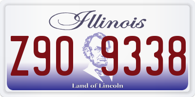 IL license plate Z909338