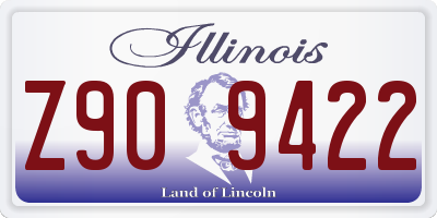 IL license plate Z909422